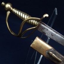 English 1751 Pattern Infantry Hanger with Scabbard 01